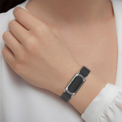 12mm Spring Ear Style Bracelet Watch Frame PC Watch Protective Case, For Google Fitbit Air