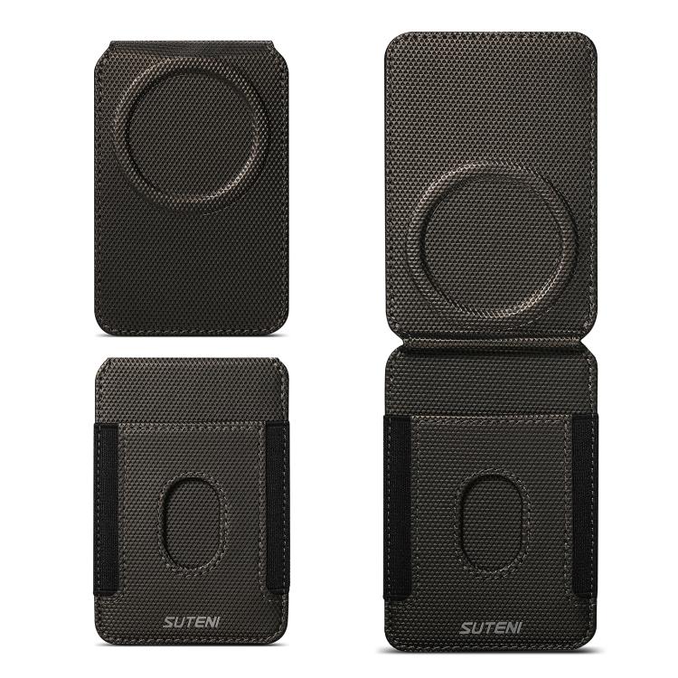 Suteni S6 Triangular Pattern Magnetic Adhesive Card Holder