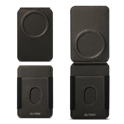 Suteni S6 Triangular Pattern Magnetic Adhesive Card Holder