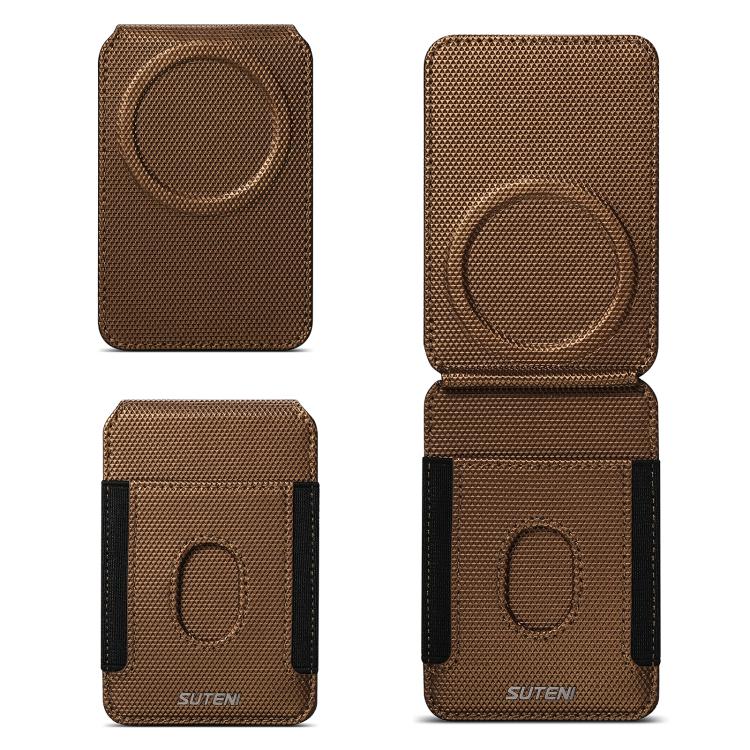 Suteni S6 Triangular Pattern Magnetic Adhesive Card Holder