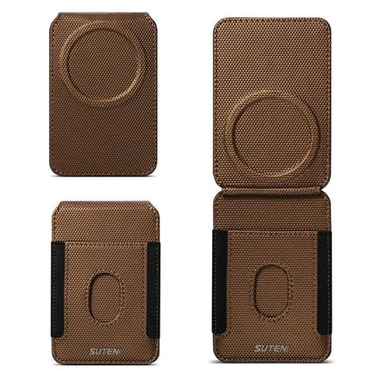 Suteni S6 Triangular Pattern Magnetic Adhesive Card Holder