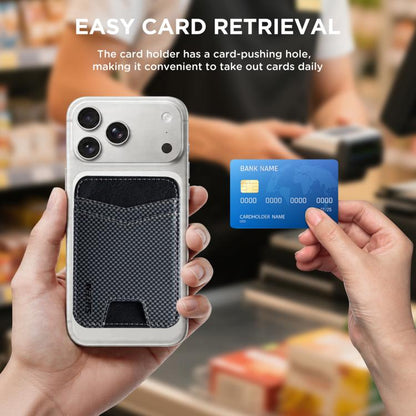 Suteni S8 Grid Ultra-Thin Magnetic Card Holder
