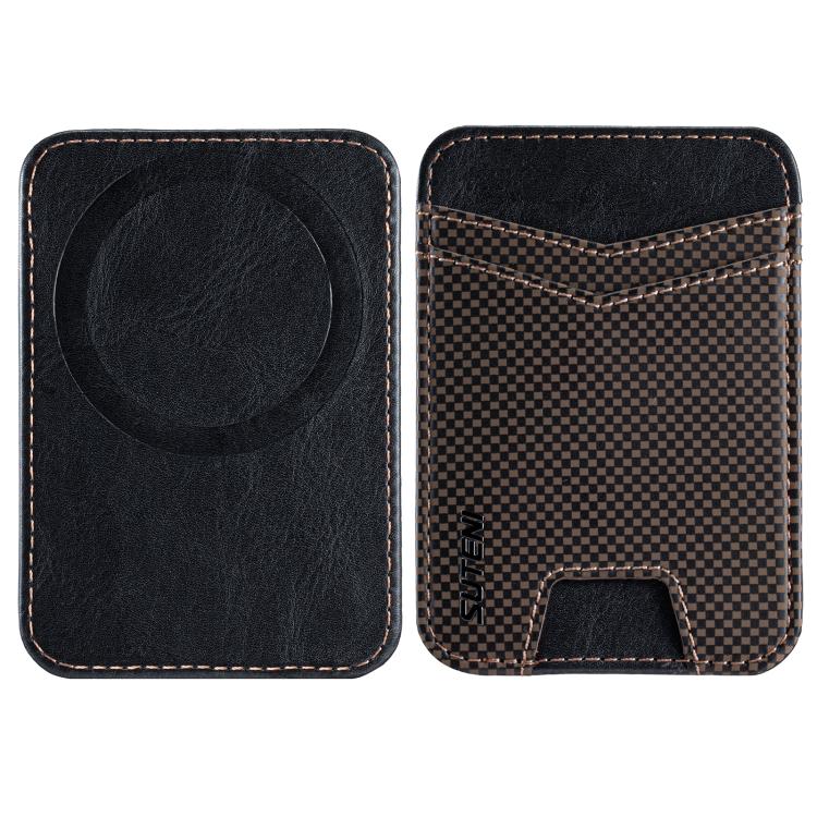 Suteni S8 Grid Ultra-Thin Magnetic Card Holder