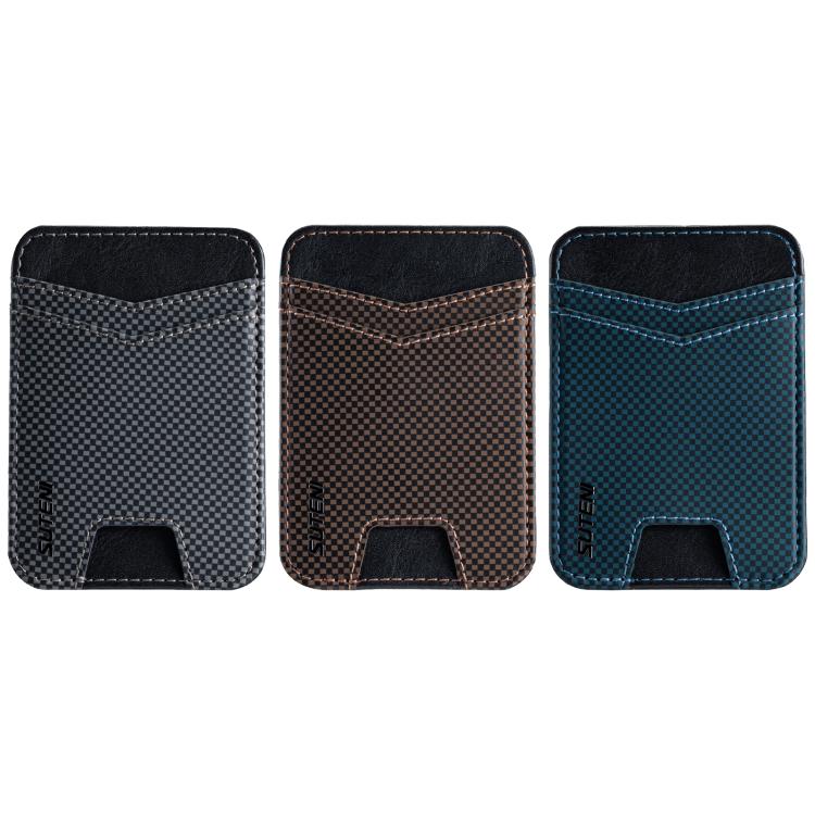 Suteni S8 Grid Ultra-Thin Magnetic Card Holder