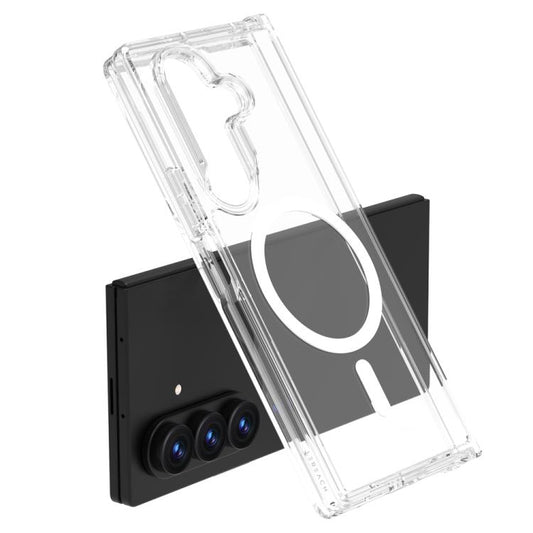 LeReach TOC Clear Series Dual-Composite Armor TPU + Acrylic Shockproof Magnetic Phone Case, For Galaxy Z Fold8 Ultra 5G, For Galaxy Z Flip8 5G