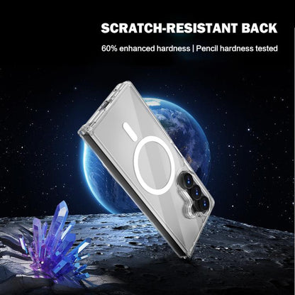 LeReach TOC Clear Series Dual-Composite Armor TPU + Acrylic Shockproof Magnetic Phone Case, For Galaxy Z Fold8 Ultra 5G, For Galaxy Z Flip8 5G