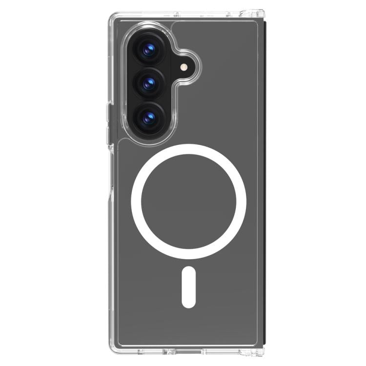 LeReach TOC Clear Series Dual-Composite Armor TPU + Acrylic Shockproof Magnetic Phone Case, For Galaxy Z Fold8 Ultra 5G, For Galaxy Z Flip8 5G