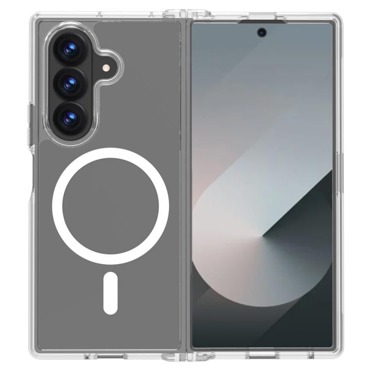 LeReach TOC Clear Series Dual-Composite Armor TPU + Acrylic Shockproof Magnetic Phone Case, For Galaxy Z Fold8 Ultra 5G, For Galaxy Z Flip8 5G