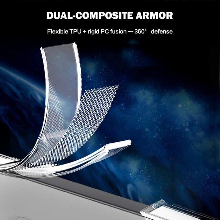 LeReach TOC Clear Series Dual-Composite Armor TPU + Acrylic Shockproof Magnetic Phone Case, For Galaxy Z Fold8 Ultra 5G, For Galaxy Z Flip8 5G