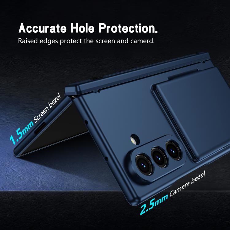 Card Bag Holder Hinge Integrated Film Phone Case, No Pen, For Galaxy Z Fold8 Ultra 5G