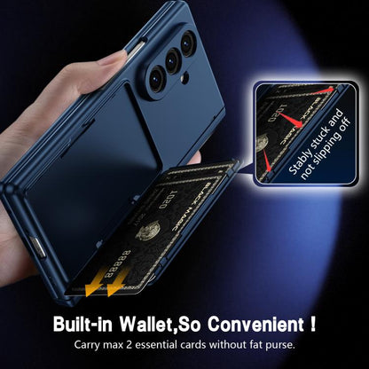Card Bag Holder Hinge Integrated Film Phone Case, No Pen, For Galaxy Z Fold8 Ultra 5G