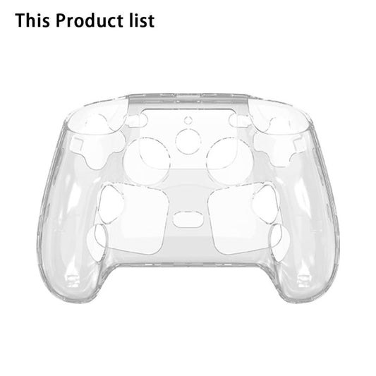 For 2026 Steam Controller 2 Transparent Crystal PC Hard Shell Anti-Drop Protective Case