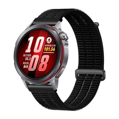 Two Section Breathable Nylon Loop Plastic Head Watch Band, 18mm, 20mm, 22mm