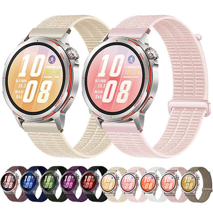 Two Section Breathable Nylon Loop Plastic Head Watch Band, 18mm, 20mm, 22mm