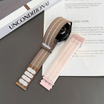 Two Section Breathable Nylon Loop Plastic Head Watch Band, 18mm, 20mm, 22mm