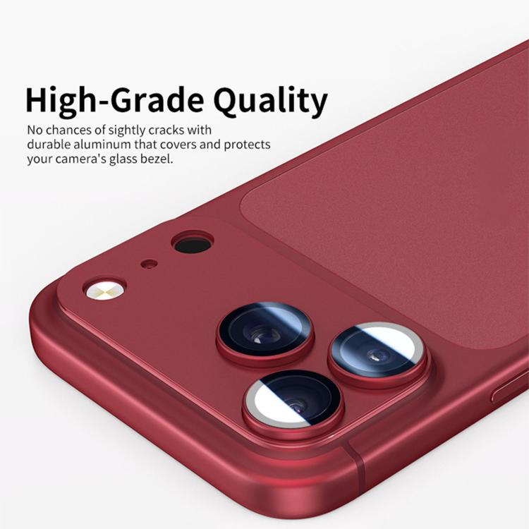Kalebol AR+AF Anti-Reflective Armor Full-Coverage Metal Lens Ring Film, For iPhone 18 Pro, For iPhone 18 Pro Max