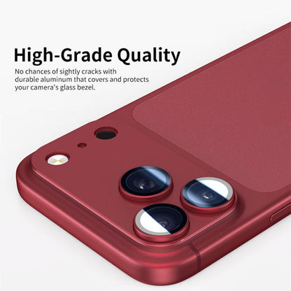 Kalebol AR+AF Anti-Reflective Armor Full-Coverage Metal Lens Ring Film, For iPhone 18 Pro, For iPhone 18 Pro Max