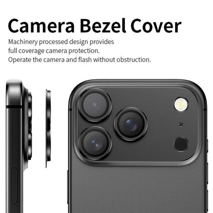 Kalebol AR+AF Anti-Reflective Armor Full-Coverage Metal Lens Ring Film, For iPhone 18 Pro, For iPhone 18 Pro Max