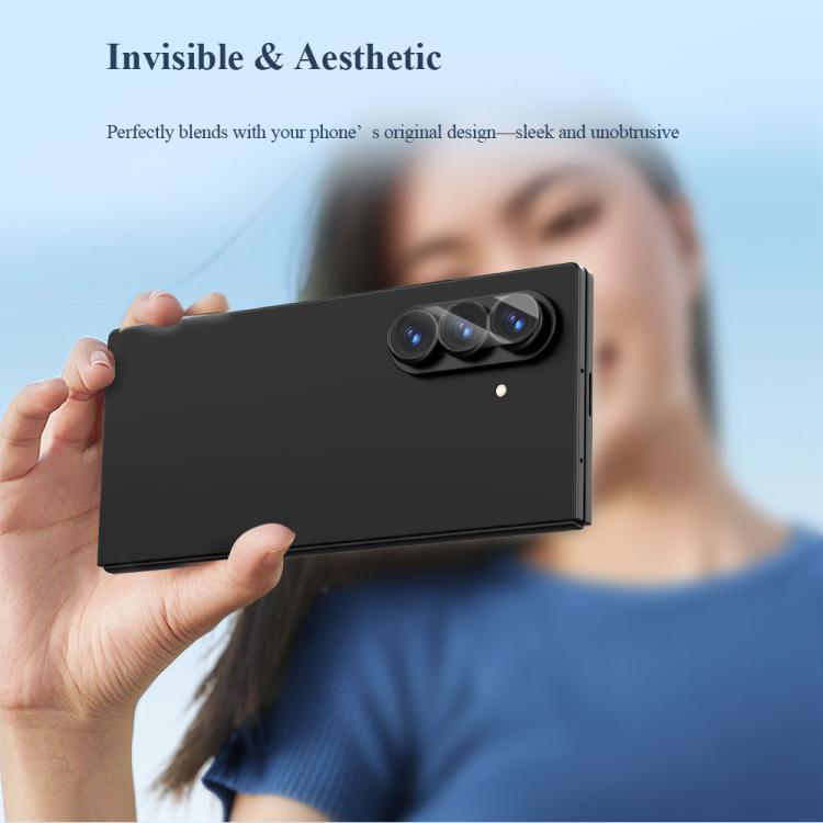 LeReach TF Series 3D Full Coverage Version HD Wear-Resistant Camera Lens Glass Film, For Galaxy Z Fold8 5G, For Galaxy Z Fold8 Ultra 5G, For Galaxy Z Flip8 5G, For Galaxy S25 Ultra 5G