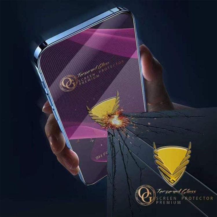10pcs OG Purple Large-Arc Anti-Static High-Alumina Screen-Printed HD Tempered Glass Film, For Nothing Phone 4a Pro, For Nothing Phone 4a, For Nothing Phone 3a, For Nothing Phone 3a Pro