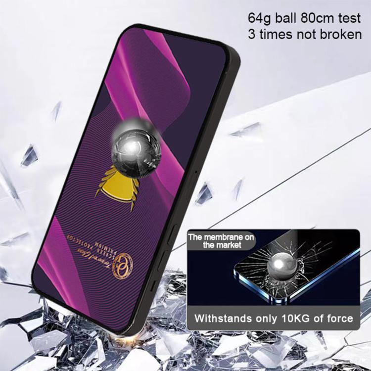 10pcs OG Purple Large-Arc Anti-Static High-Alumina Screen-Printed HD Tempered Glass Film, For Nothing Phone 4a Pro, For Nothing Phone 4a, For Nothing Phone 3a, For Nothing Phone 3a Pro