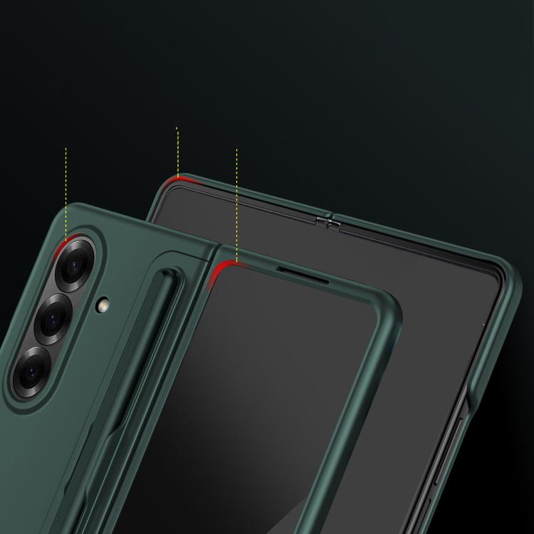 2-in-1 Hard PC Folding Phone Case with Holder Pen Slot, For Galaxy Z Fold8 Ultra 5G