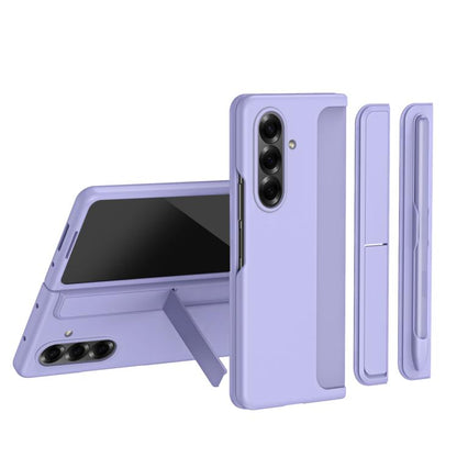2-in-1 Hard PC Folding Phone Case with Holder Pen Slot, For Galaxy Z Fold8 Ultra 5G