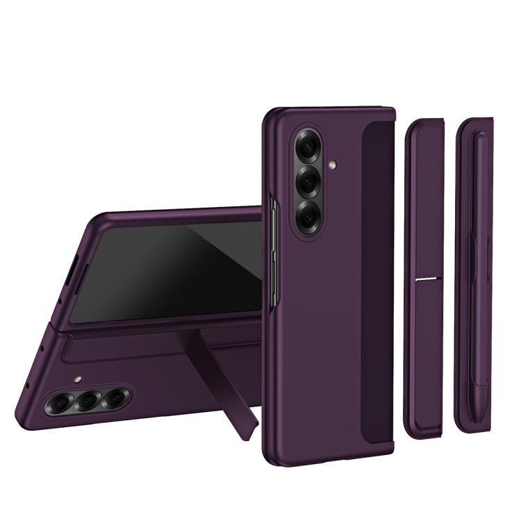 2-in-1 Hard PC Folding Phone Case with Holder Pen Slot, For Galaxy Z Fold8 Ultra 5G