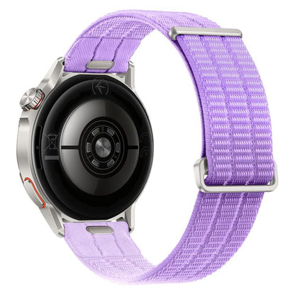 Quick Release Press Button Two Section Breathable Nylon Loop Watch Band, 18mm, 20mm, 22mm