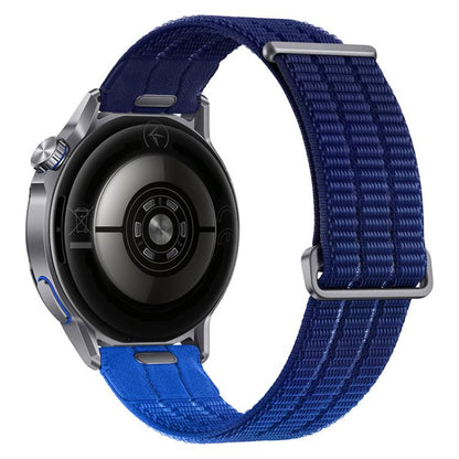 Quick Release Press Button Two Section Breathable Nylon Loop Watch Band, 18mm, 20mm, 22mm