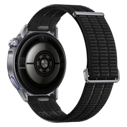 Quick Release Press Button Two Section Breathable Nylon Loop Watch Band, 18mm, 20mm, 22mm