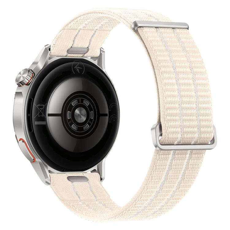 Quick Release Press Button Two Section Breathable Nylon Loop Watch Band, 18mm, 20mm, 22mm