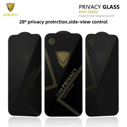 10pcs OG Golden Armor Anti-Static High-Aluminium Screen-Printed Privacy Tempered Glass Film, For Realme Note 80 4G, For Realme C83 5G, For Realme P4 Lite 4G, For Realme C85 4G, For Realme 16 5G, For Realme 16 Pro 5G, For Realme GT 8 Pro Global         ...