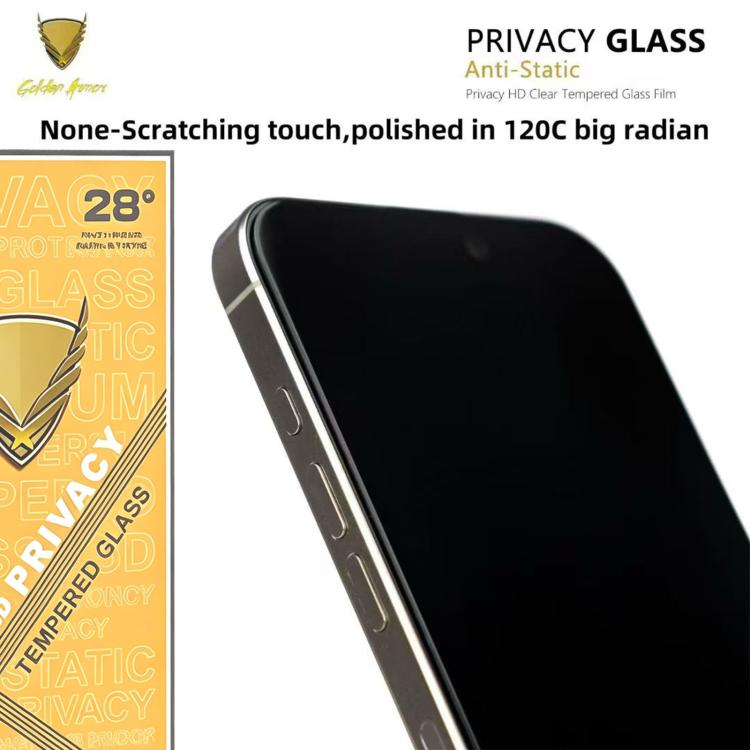 10pcs OG Golden Armor Anti-Static High-Aluminium Screen-Printed Privacy Tempered Glass Film, For Realme Note 80 4G, For Realme C83 5G, For Realme P4 Lite 4G, For Realme C85 4G, For Realme 16 5G, For Realme 16 Pro 5G, For Realme GT 8 Pro Global         ...