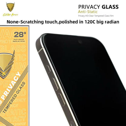 10pcs OG Golden Armor Anti-Static High-Aluminium Screen-Printed Privacy Tempered Glass Film, For Realme Note 80 4G, For Realme C83 5G, For Realme P4 Lite 4G, For Realme C85 4G, For Realme 16 5G, For Realme 16 Pro 5G, For Realme GT 8 Pro Global         ...