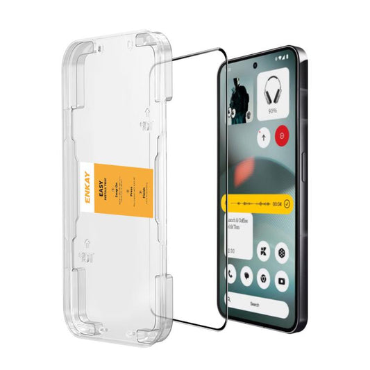 ENKAY Easy Install High Alumina Silicon Full Glass Film, For Nothing Phone 4a / 4a Pro