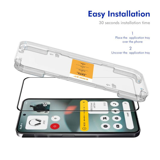 ENKAY Easy Install High Alumina Silicon Full Glass Film, For Nothing Phone 4a / 4a Pro