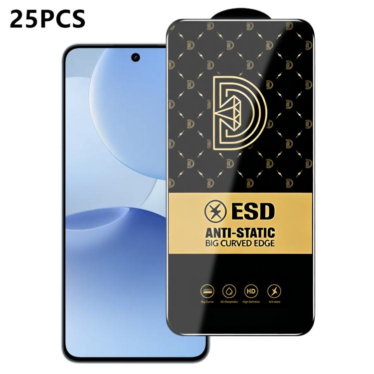 25pcs Royal Diamond Anti-Static Screen-Printed HD Tempered Glass Film, For Realme C100i 4G, For Realme C100x 4G, For Realme C100 5G, For Realme Narzo 100 Lite 5G, For Realme P4 Lite 5G, For Realme Note 80 4G, For Realme C83 5G, For Realme P4 Lite 4G   ...