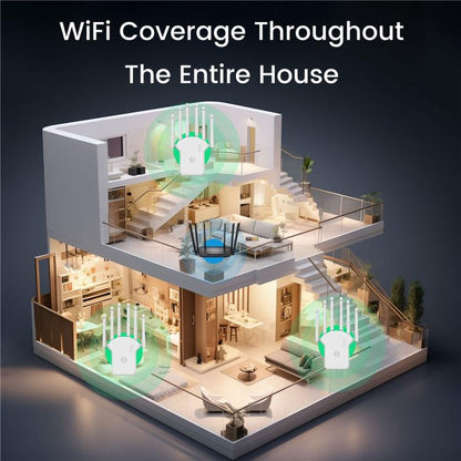 RE300LN Home Office 300Mbps WiFi Network Signal Booster, US Plug, EU Plug