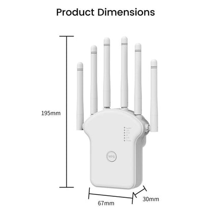 RE300LN Home Office 300Mbps WiFi Network Signal Booster, US Plug, EU Plug
