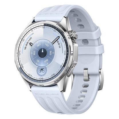 One Line Triple Loop Design Solid Color Silicone Watch Band, 22mm, 18mm