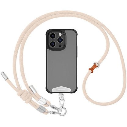 Knot Design Adjustable Double-Buckle Crossbody Phone Lanyard