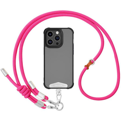 Knot Design Adjustable Double-Buckle Crossbody Phone Lanyard