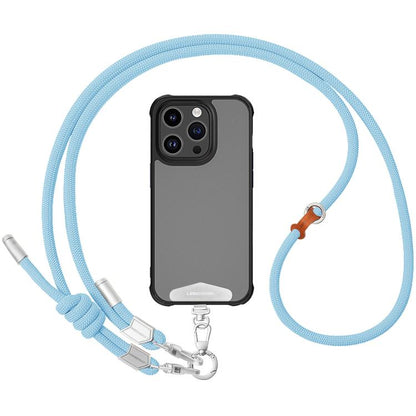 Knot Design Adjustable Double-Buckle Crossbody Phone Lanyard
