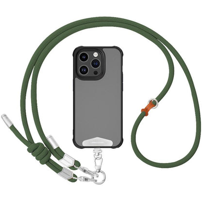 Knot Design Adjustable Double-Buckle Crossbody Phone Lanyard