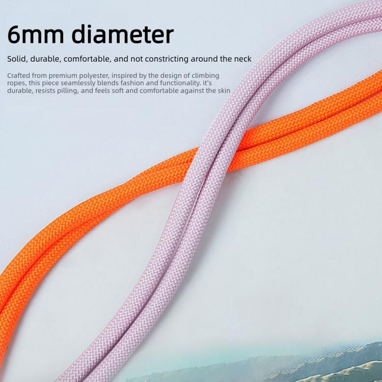 Knot Design Adjustable Double-Buckle Crossbody Phone Lanyard