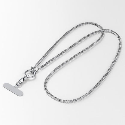 Rotatable Clasp Metal Chain Crossbody Neck Phone Lanyard