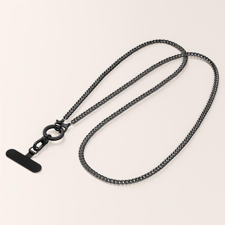 Rotatable Clasp Metal Chain Crossbody Neck Phone Lanyard