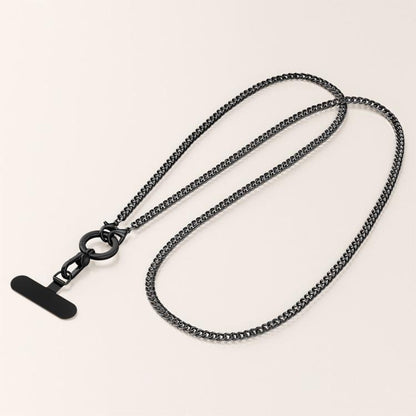 Rotatable Clasp Metal Chain Crossbody Neck Phone Lanyard