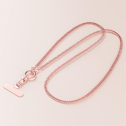 Rotatable Clasp Metal Chain Crossbody Neck Phone Lanyard